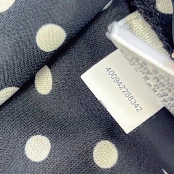 Lauren Conrad Polkadot Woman's Blouse Classy Shirt Top - Picture 8 of 12